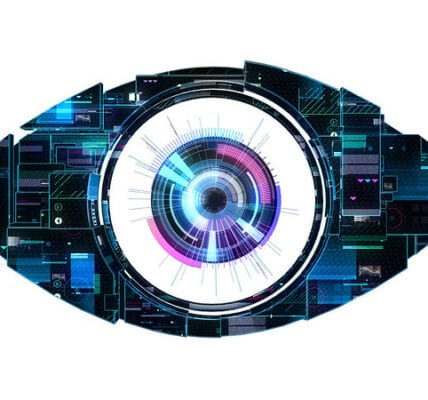 Image of eye, representing surveillance capitalism watching