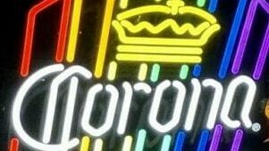 Multicoloured Corona logo