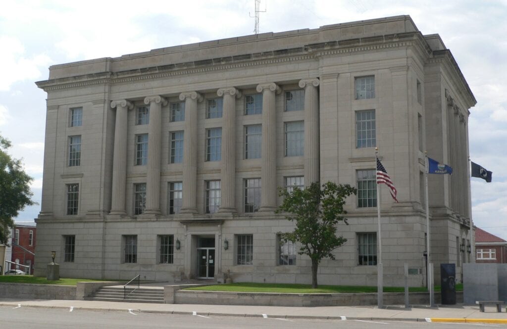 A courthouse. 