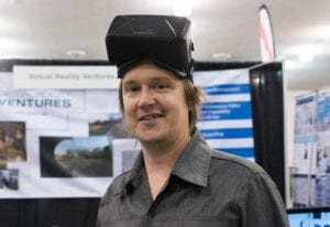 Man with a VR headset