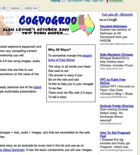 Image showing google ads on a webpage, a form of digital marketing